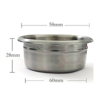 58mm Coffee Powder Bowl Easy to Clean Espresso Machine Portafilter Bowl Reusable
