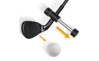 Textured Grip Golf Swing Speed Practice Aid Compact Weighted Golf Club Practice Aid Portable Sporting Equipment Long-Lasting for Golfers