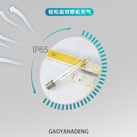 上海亚明高压钠灯NG70W100W250W400W1000W灯泡直管黄光纳灯NG250 亚明高压钠灯100W黄光 E27