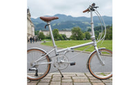 2 Pieces Stainless Steel Cycle Mudguard Set Polished Folding Bike Fenders Sturdy Mudguard for Commuters