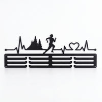 Wall Medal Hanger Black Medal Display Hanger Sturdy for Gym