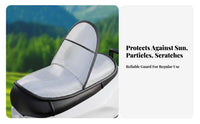 Sun Protection Motorcycle Sunshade Cushion Waterproof Heat Insulation Saddle Pad Easy to Clean for Summer, Hot Weather Riding, Daily Commute