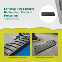Tire Changer Rubber Pad, T-1 Type Mount Demount Machine Accessory, anti-wear-wearWear, Universal, Tire Bead Seat Protection