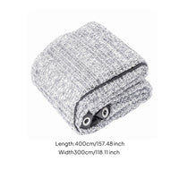 Aluminum-Foil Shade Net Breathable Reflective Mesh Shade Net Protection Outdoor Cover
