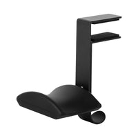 Clamp-On Headphone Stand with Hook and Desktop Clip