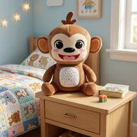 Soft Toy Monkey with Sound Machine Ambient Sound Toy Soothing for Travel