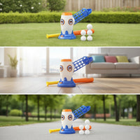 Baseball Launcher Outdoor Baseball Training Toy Pitching Machine for Beginners, Young Children, Backyard, Playroom