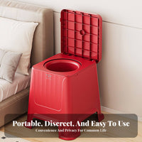 Bedside Commode Stool Anti-Odor Bedside Commode Chair Portable for Living Room