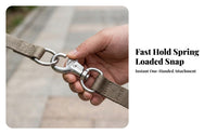 Heavy Duty Swivel Snap Hook Stainless Steel Swivel Eye Snap Hook Spring-Loaded Clip Rust Resistant for Pet Leash, Marine