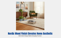Cat Litter Box Cabinet, Vintage Style, Doubletier, Semi-Enclosed, Odor Control, Antispray, PVC