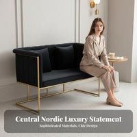 Fluted Banquette and Chair Set Nordic aesthetic Restaurant Booth Light Luxury Design Backrest for Interior Designers, Bar