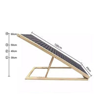 Foldable Pet Stairs Easy Climb Anti Slip Dog Stairs for Bed, Home