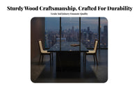 Upholstered Wooden Side Chair Minimalist Design Indoor Furniture Soft Upholstery Ergonomic Rearrest for Families