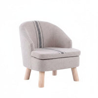 Upholstered Barrel Chair Space-Saving Upholstered Tub Chair Easy Assembly