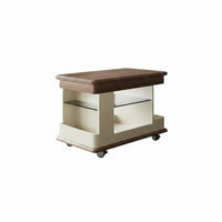 3-Tier Foldable Utility Trolley Multi-Functional Storage Cart With casters