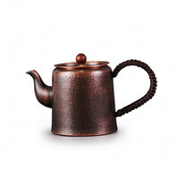 Copper Teapot Handmade Teapot with Loop Handle Induction Compatible