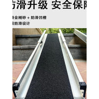 Portable Telescopic Wheelchair Ramp Board for Electric Vehicles, Airline Cases, and Trolleys