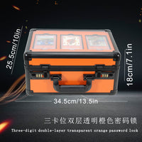 Portable Aluminum Alloy PSA Card Storage Box with Handle