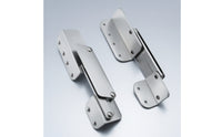 Anti-Pinch Yacht Seat Hinges Aluminum Alloy Boat Seat Hinge Rust Resistant Marine Hinges with Mounting Holes Space Saving