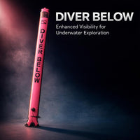 Surface Marker Buoy Scuba Diving, Marker Buoy High Visibility, Diving Surface Ma #variant:Pink
