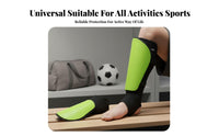2 Pieces Futbol Shin Guards Foam Padding Foam Padding Sports Shin Pads Sports Leg Guards Hexagonal Shell Insertable Leg
