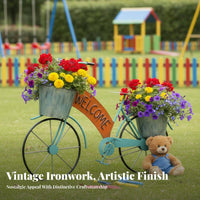 pedal-poweredShaped Planter Vintage design Plant Stand Decorative Accent for Gardeners