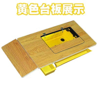 老式家用缝纫机脚踏上海蝴蝶牌西湖牌台板面板通用配件实木衣车板