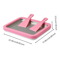 Cold   Dessert Pan Chilled Yogurt Plate Versatile  Freezing Plate for Families