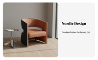 Modular Design Reception Area Seating Set High-Density Foam Modern Single Sofa Chair Stable Construction Curved Back Accent Chair Rounded Edges for Interior Designers, Office Managers, Business Owners, Lobby, Showroom
