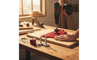 Aluminum Alloy Cabinet Hardware Jig Precision Woodworking Drilling Positioning Guide Long-Lasting Cabinet Handle Jig Heavy-Duty for Furniture Making