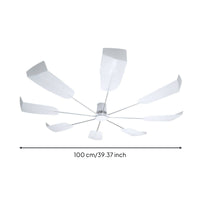 Air Conditioner Deflector with Rotating Arms Easy to Install for Office, Bedroom