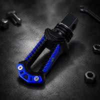 Rear Foot Pegs CNC Machined Motorcycle Footrests Aluminum Alloy Foot Pegs for Motorcyclists