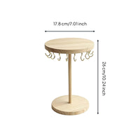 Necklace Stand with Hooks Space-Saving Necklace Holder with Hooks Stylish Jewelry Display Stand for Craft Fairs