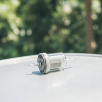 Transparent Fuel Filter with Metal Mesh Compact Inline Fuel Filter Corrosion-Resistant Universal