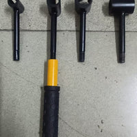 Multi-Head Door Hinge Adjustment Tool with Standard Gauge, Heavy Duty