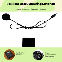 Cordless earphone kit with mic