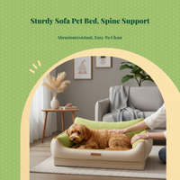 Orthopedic Dog Bed, Removable Cover, Non-Slip Sofa