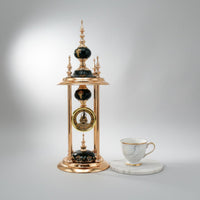 Luxury Table Clock Non-Ticking Nordic Style Clock Vintage Style Home Decor
