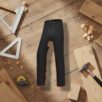 Full Length Chainsaw Safety Chaps Adjustable Chainsaw Chaps Cut-Resistant Safety Gear Hard-Wearing for Homeowners, Woodcutting