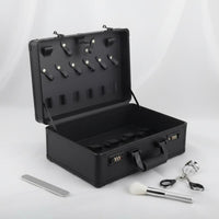 Makeup Organizer Box Thickened Material Aluminum Makeup Case EVA Padded Interior