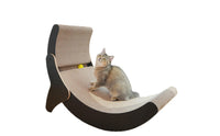 Cat Scratcher Lounger Curved Cardboard Cat Scratcher Reversible Pet Supply for Home
