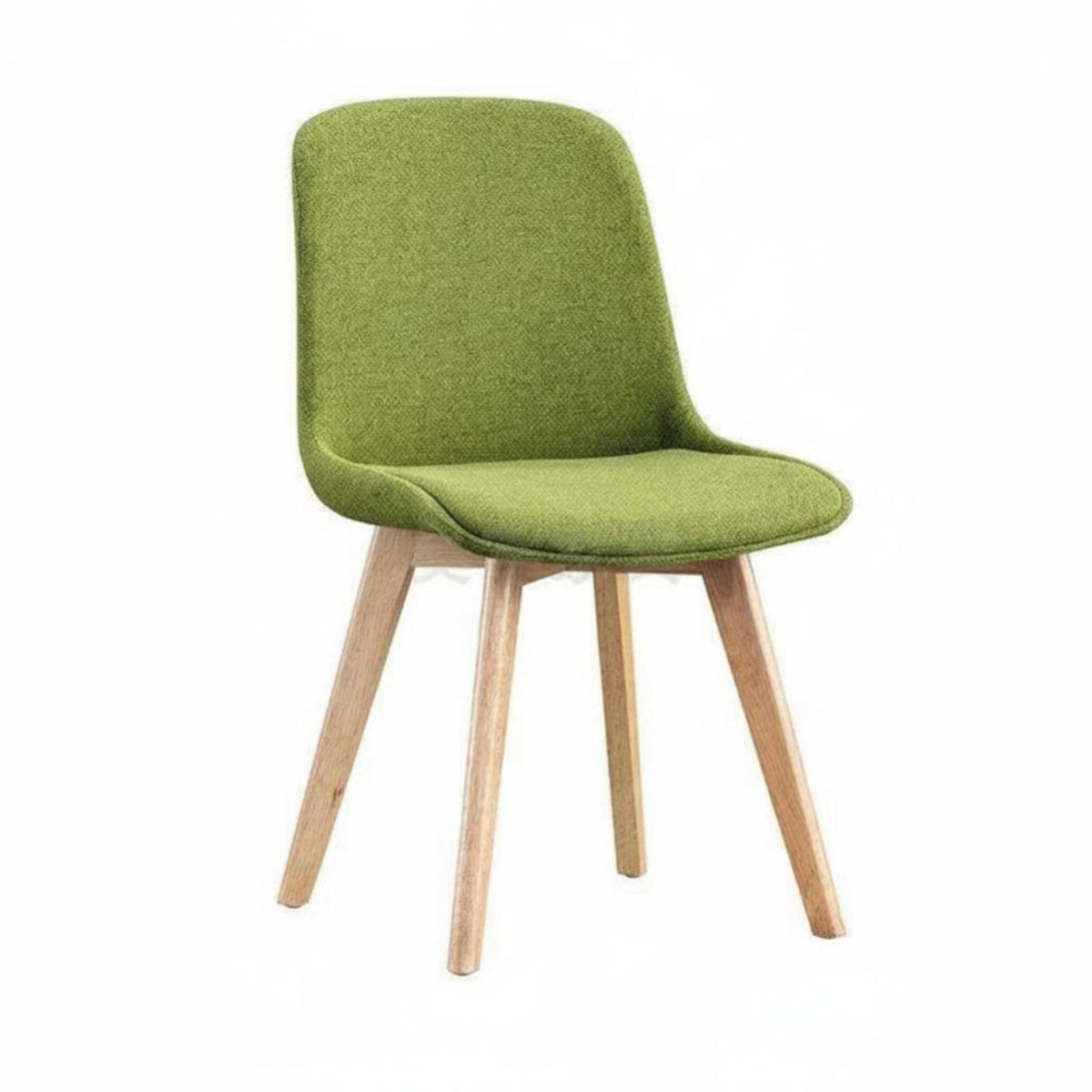 Upholstered Four-Legged Chair Nordic Design Dining Seat Ergonomic for Study Room