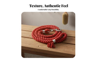 Braided Cotton Lead Rope Long-Lasting Braid Braided Cotton Horse Lead Livestock Traction Rope Plush and Mild Handmade for Farm