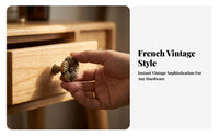 Single-Hole Vintage Furniture Knob