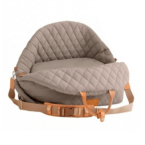 Portable Pet Cooling Bed Breathable Dog Cooling Sturdy Exterior Season Washable Dog Bed for Medium Dogs, Outdoor, Travel