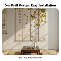 Serene Art Hanging Banner Traditional Chinese Aesthetic scroll Shade Artistic Print