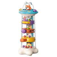 Launch Launcher Toy Cute Space Launcher Toy with Balls Compact Vertical for Toddlers, Playroom, Nursery