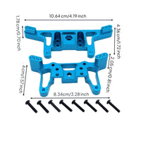 Aluminum Shock Absorber Bracket Long-Lasting Metal Damping System Upgrade Kit