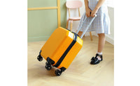 Rolling Suitcase Lightweight Multi-Directional Suitcase Hard-Shell Luggage Portable Impact-Resistant for Children, Travel