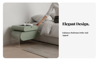 Wall-Mounted Nightstand clean contemporary design aesthetic Storage Cabinet Minimalist design design aesthetic